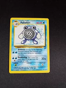 Poliwhirl - Vintage Pokémon Base Set 2 WOTC Non Holo #57/130 - NM - Picture 1 of 2