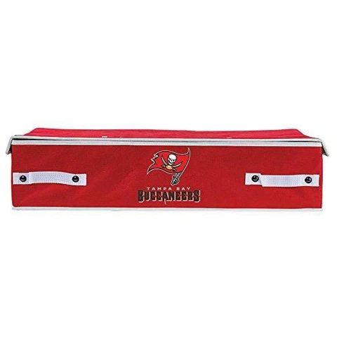 Franklin Sports NFL Tampa Bay Buccaneers Under The Bed Storage Bins - Large Cover