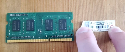 Transcend 4GB 1Rx8 DDR3L 1600 SO 713219-6984 RAM Memory  - Image 1 of 4