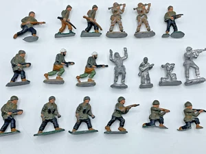 Vintage Barclay Manoil Metal Lead Army Toy Soldier Figure Lot Taliban & American - Picture 1 of 24