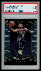 2018-19 Panini Select TRAE YOUNG Concourse #45 Rookie RC PSA 9 MINT Hawks - Bild 1 von 2