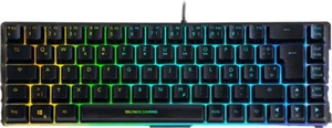 Deltaco DK240 Mini (DE)  Gaming Tastatur semi-transparent - Bild 1 von 6