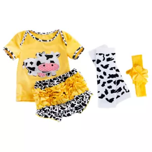 1 Set Reborn Baby Girl Dolls Clothes Girls Doll Outfits Dolls Matching Clothing - Picture 1 of 12