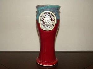 Maryland Renaissance Festival Pottery Pilsner Beer Mug 2002 Let Merriment Abound - Picture 1 of 8