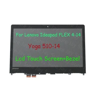Lenovo Ideapad YOGA 510-14IKB 14.0" FHD Lcd Pantalla Táctil Conjunto + Bisel - Imagen 1 de 5
