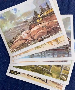 PHIL AUSTIN Print Collection Vintage Today's Health Magazine Set of 6 Watercolor - Picture 1 of 10
