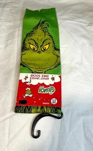 Dr Seuss Enterprises “THE GRINCH KNEE HIGH SOCKS” Adult Size 9-11 Brand New - Picture 1 of 10