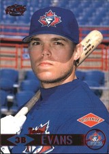 1999 (BLUE JAYS) Pacific Red #440A Tom Evans Headshot