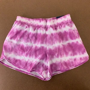 DSG Girls Size Large Purple Tie Dye Mid Rise Stride Run Short NWT - Picture 1 of 6