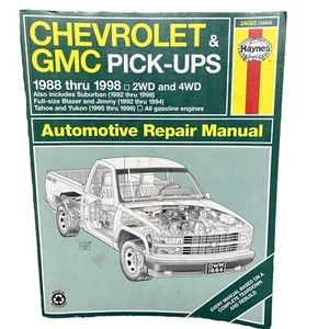 C10 C20 C30 Surburban 1988-1998 Service Repair Manual 1997 1996 1995 1994 1992 - Picture 1 of 9