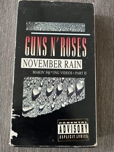 Guns N’ Roses November Rain VHS Makin' F@*!ing Videos Part II 1993 VHS - Bild 1 von 1