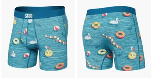 NWT - Saxx Vibe Boxer Brief - Swimmers Sea Level - Size Medium - Picture 1 of 3