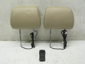03-06 BMW E53 X5 FRONT RIGHT LEFT SEAT UPPER HEADREST MONITOR REMOTE OEM 071321 - Picture 1 of 8