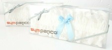 Sympatico Reggicalze Champagne Con Blu Chiaro Fiocco Satin