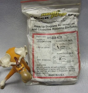 Turck B15-G18-AZ3X Inductive Proximity Sensor 20-250 VAC N.O. - Picture 1 of 8