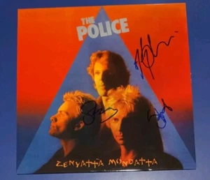 THE POLICE Band Zenyatta Mondatta Autographed Signed Vinyl Album Epperson REAL - Picture 1 of 3
