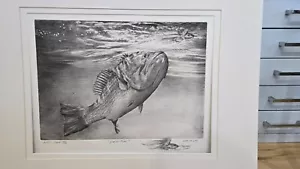 Vito DeVito Original Artwork - “You're Mine” fishing etching artist proof - Picture 1 of 3
