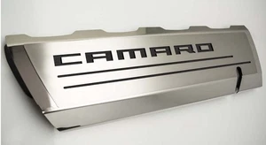 Fuel Rail Covers Brushed Black "Camaro" 2pc fits 2016-2021 Chevy Camaro SS V8 - Picture 1 of 2