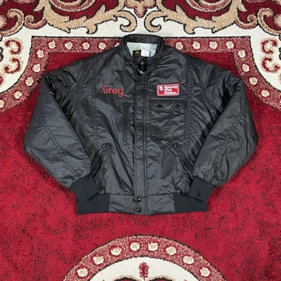 Vintage 90s KFC Kentucky Fried Chicken Puffer Bomber Jacket Size M Made in USA - Image 1 of 4