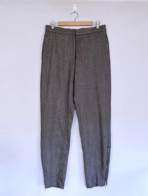 Pantalón Cónico Stella McCartney Gris Lana Tweed Espiga - EU 42 UK 12 Foto 1 de 4