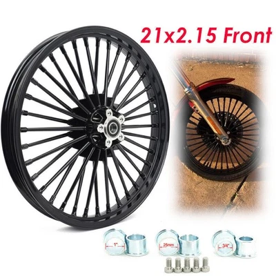 Fat Spoke Wheel Front 21x2.15 for Harley V-Rod 08-UP VRSCAW VRSCD VRSCF VRSCDX Foto 1 de 4