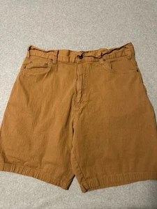 Pantalones cortos de carpintero Bass Creek Outfitters ropa de trabajo para hombre 38 tostados - Imagen 1 de 11
