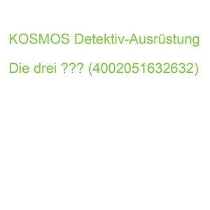 KOSMOS Detektiv-Ausrüstung Die drei ??? (4002051632632) - Bild 1 von 2