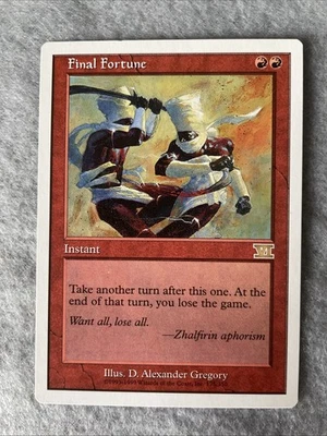 Final Fortune Classic MTG Core Set 6th Edition Regular - Image 1 of 4