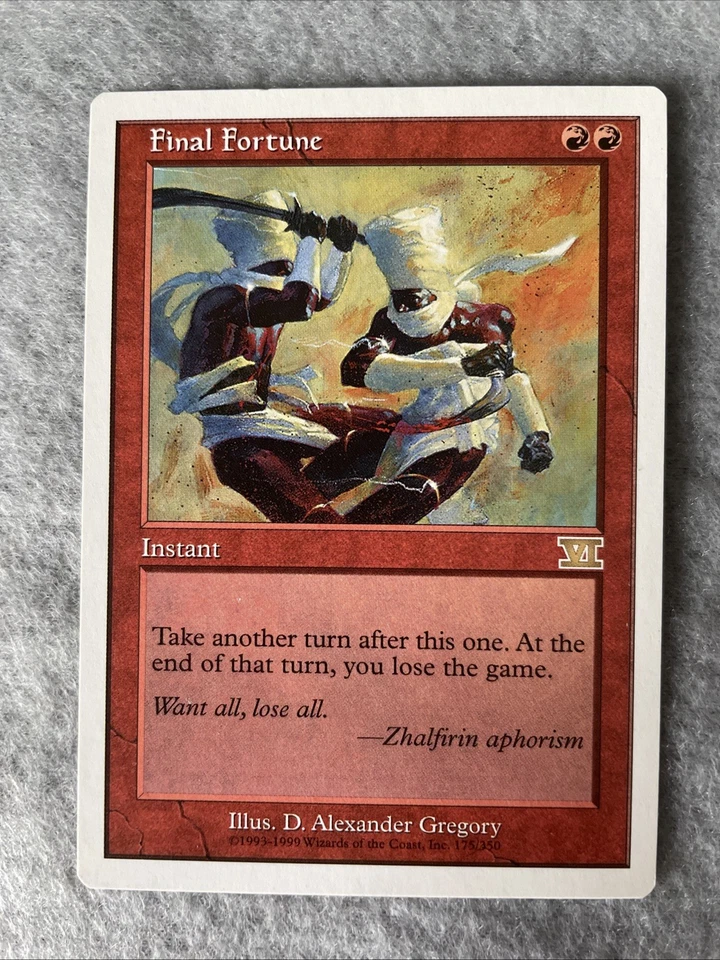 Final Fortune Classic MTG Core Set 6th Edition Regular - Image 1 of 4