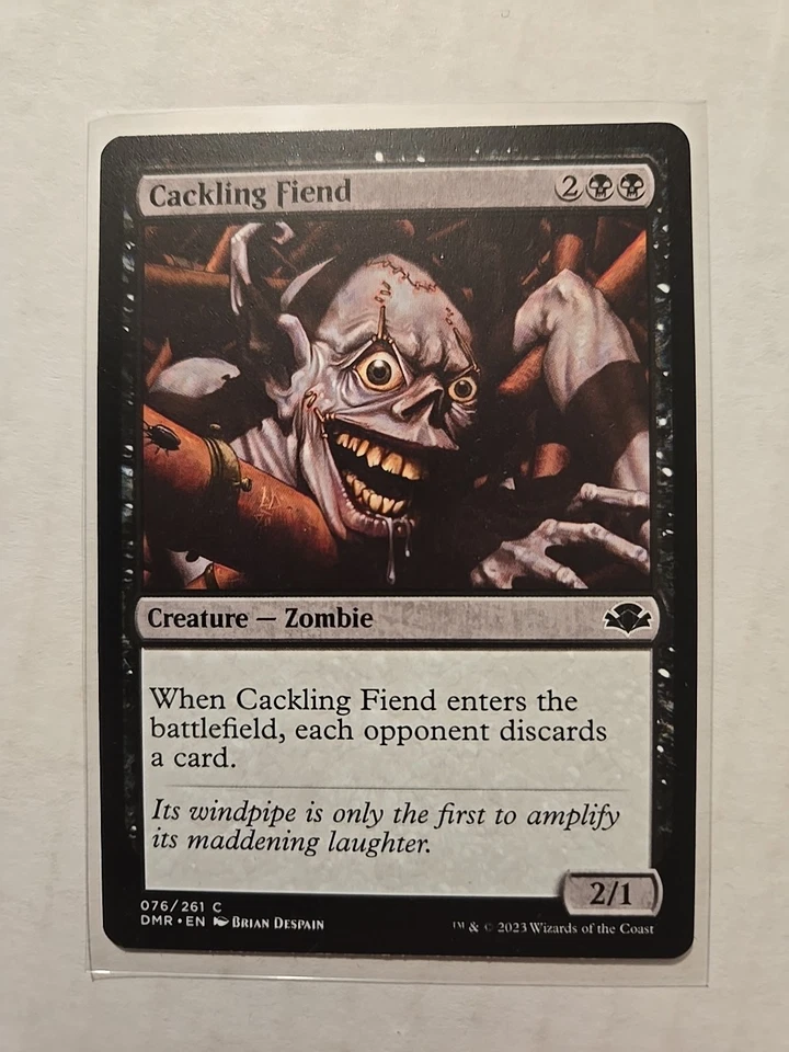 Cackling Fiend - Dominaria Remastered - LP - Common - Creature - MTG - Image 1 of 1