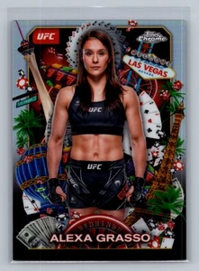 2025 Topps Chrome UFC #TNS-1 Alexa Grasso Titans - Imagen 1 de 2