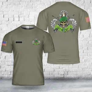 Camiseta Aerotransportada Nombre Personalizado Ejército de Estados Unidos 10º Grupo de Fuerzas Especiales 3D - Imagen 1 de 3