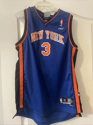New York Knicks Jersey Niños XL Azul Stephon Marbury Reebok Equipo Ropa XL 18-20 Foto 1 de 4