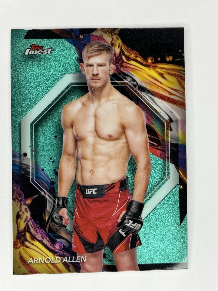 2024 Topps Finest UFC - Arnold Allen - Aqua Glitter - Uncommon #116 - Image 1 of 1