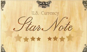 1995 $5 Star Note Atlanta Only 384k Printed CU, SN F00043330* - Picture 1 of 5