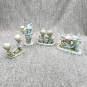 VINTAGE PRECIOUS MOMENTS FIGURINES NO BOXES LOT OF 4 - Picture 1 of 9