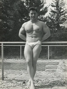 Männlicher Bodybuilder Fotowettbewerb 1960 Gay Interest Bernard Boulogne - Bild 1 von 2