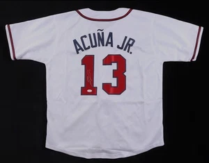 Ronald Acuna Jr Signed Jersey Atlanta Braves (JSA) - Picture 1 of 3