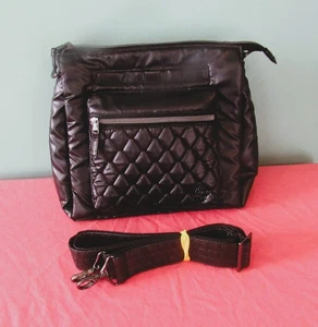 LUG WANDER CROSSBODY GESTEPPTE TASCHE SCHWARZ - Bild 1 von 3
