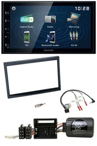 Kenwood 2DIN Bluetooth Lenkrad USB DAB Autoradio für Citroen C2 C3 Berlingo Jump - Bild 1 von 9