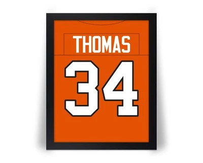 сравнить с THURMAN THOMAS колледжа футбол фото 8 x 10 11 x 14 16 x 20 JZ - Изображение 1 из 4