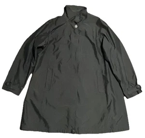 LL Bean Women’s Size 1X Rain Jacket “Missing Hood” Black  71341 - Picture 1 of 12