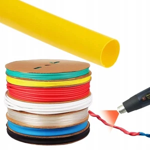 Rosfix Tubo Termorrestringente Amarillo 5mm 1m - Aislante 2:1 | 1000V | -30~1... - Imagen 1 de 5