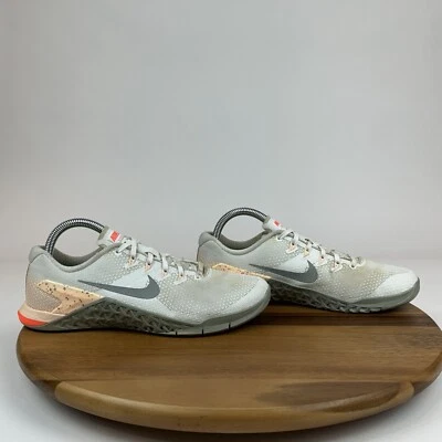 Mujer Nike Metcon 4 Blanco Entrenamiento Atlético Gimnasio Tenis Zapatos Talla 8.5 M Foto 1 de 4