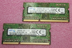 Samsung 8GB 2X4GB 1Rx8 PC3L-12800S DDR3 Laptop Memory Ram M471B5173EB0-YK0 - Picture 1 of 1