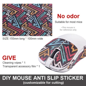 15*11cm DIY Anti-Slip Mouse Sticker For Universal Wireless Gaming Mouse GF - Picture 1 of 20