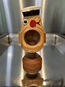 vintage folk art Wood Popeye Nut Cracker - Picture 1 of 8