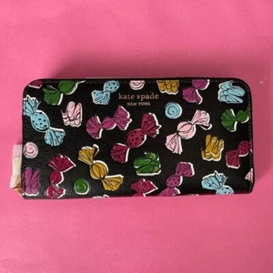 NWT kate spade Morgan Assorted Candies Embossed Zip-around Continental Wallet - Picture 1 of 6