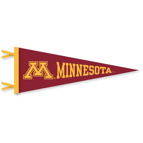 Minnesota Golden Gophers Wool Felt Pennant - 9" x 24" Cover