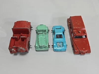 Migetoy Lot Of 4 Vintage Diecast Cars USA  - Image 1 of 4